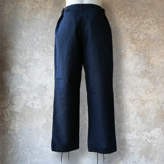 WORKERS_FWP Trousers_Indigo Cotton Linen