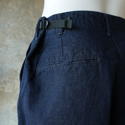 WORKERS_FWP Trousers_Indigo Cotton Linen