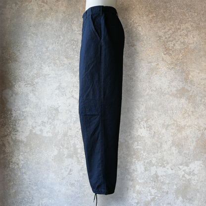 WORKERS_FWP Trousers_Indigo Cotton Linen