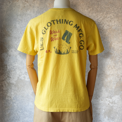 UES_652605_08_1_WASH & WEAR Tシャツ_YELLOW