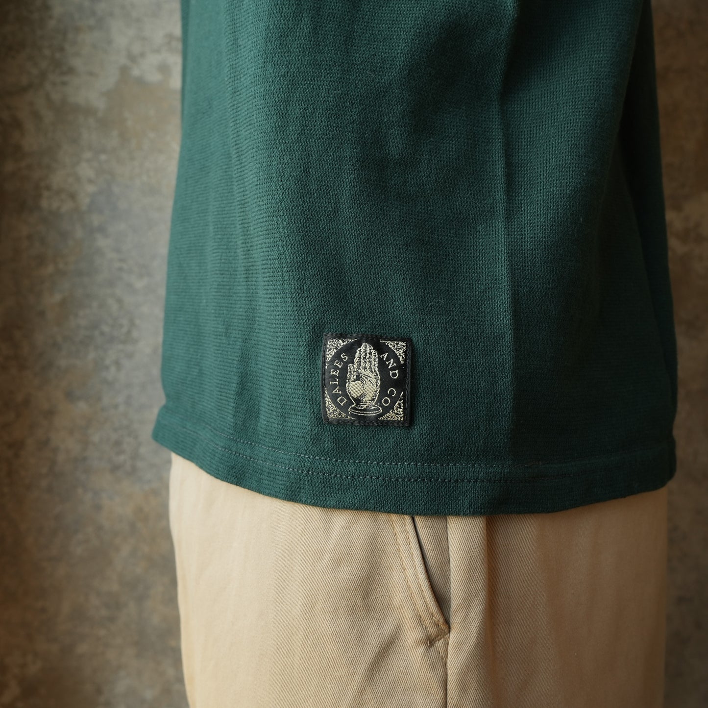 DALEE'S＆CO_SAT-V30_OLD SHALLOW NECK_DARK.GREEN