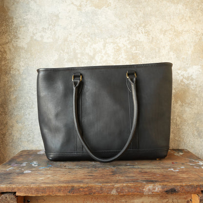 VASCO_VS-263TL_LEATHER NELSON TOTE BAG_BLACK