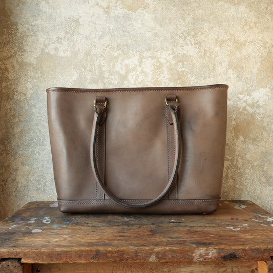 VASCO_VS-263TL_LEATHER NELSON TOTE BAG_GRAY