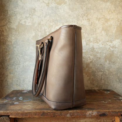 VASCO_VS-263TL_LEATHER NELSON TOTE BAG_GRAY