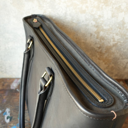 VASCO_VS-263TL_LEATHER NELSON TOTE BAG_BLACK