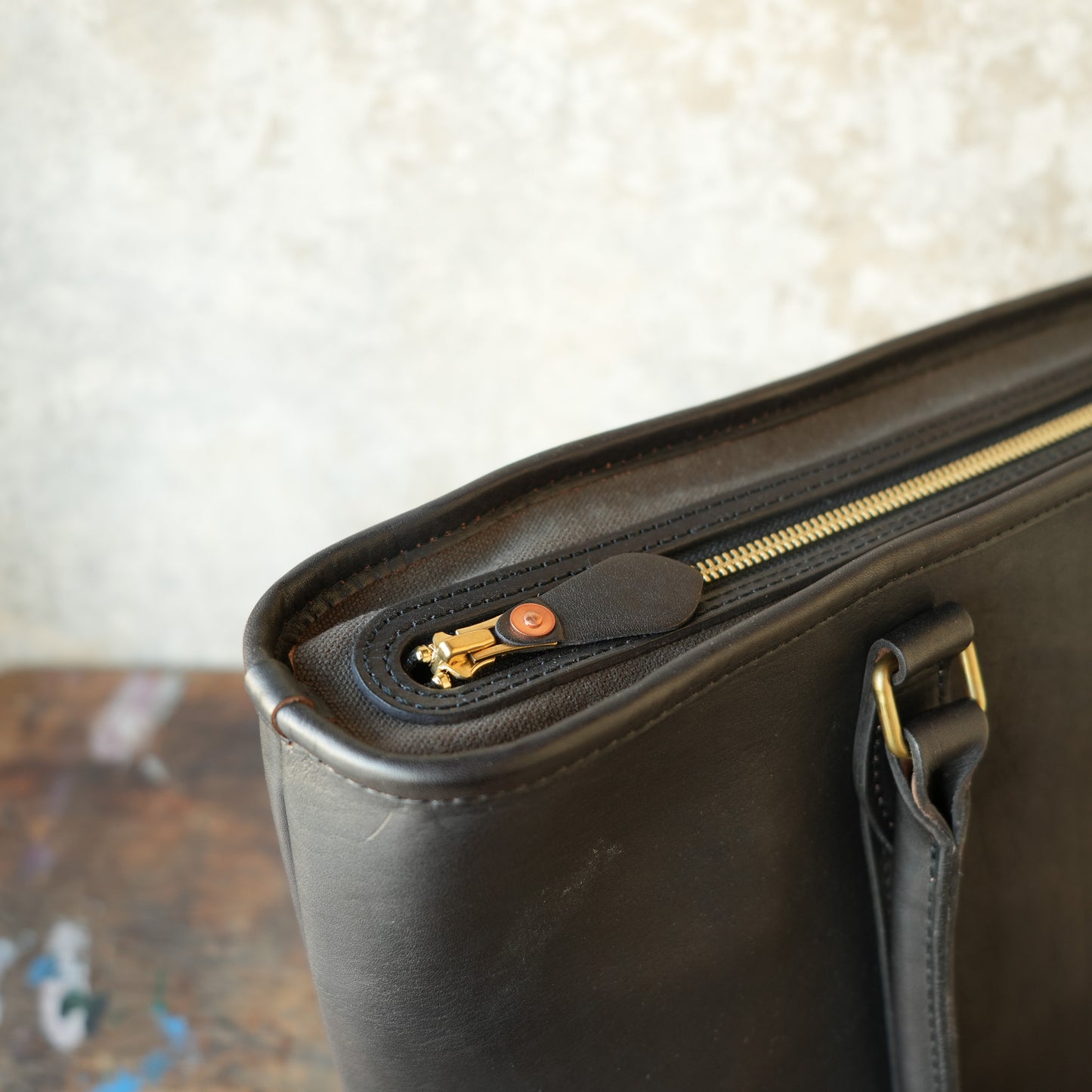 VASCO_VS-263TL_LEATHER NELSON TOTE BAG_BLACK