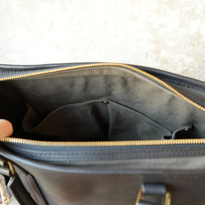 VASCO_VS-263TL_LEATHER NELSON TOTE BAG_BLACK