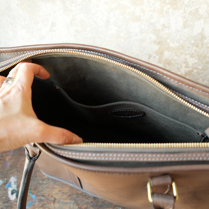 VASCO_VS-263TL_LEATHER NELSON TOTE BAG_GRAY