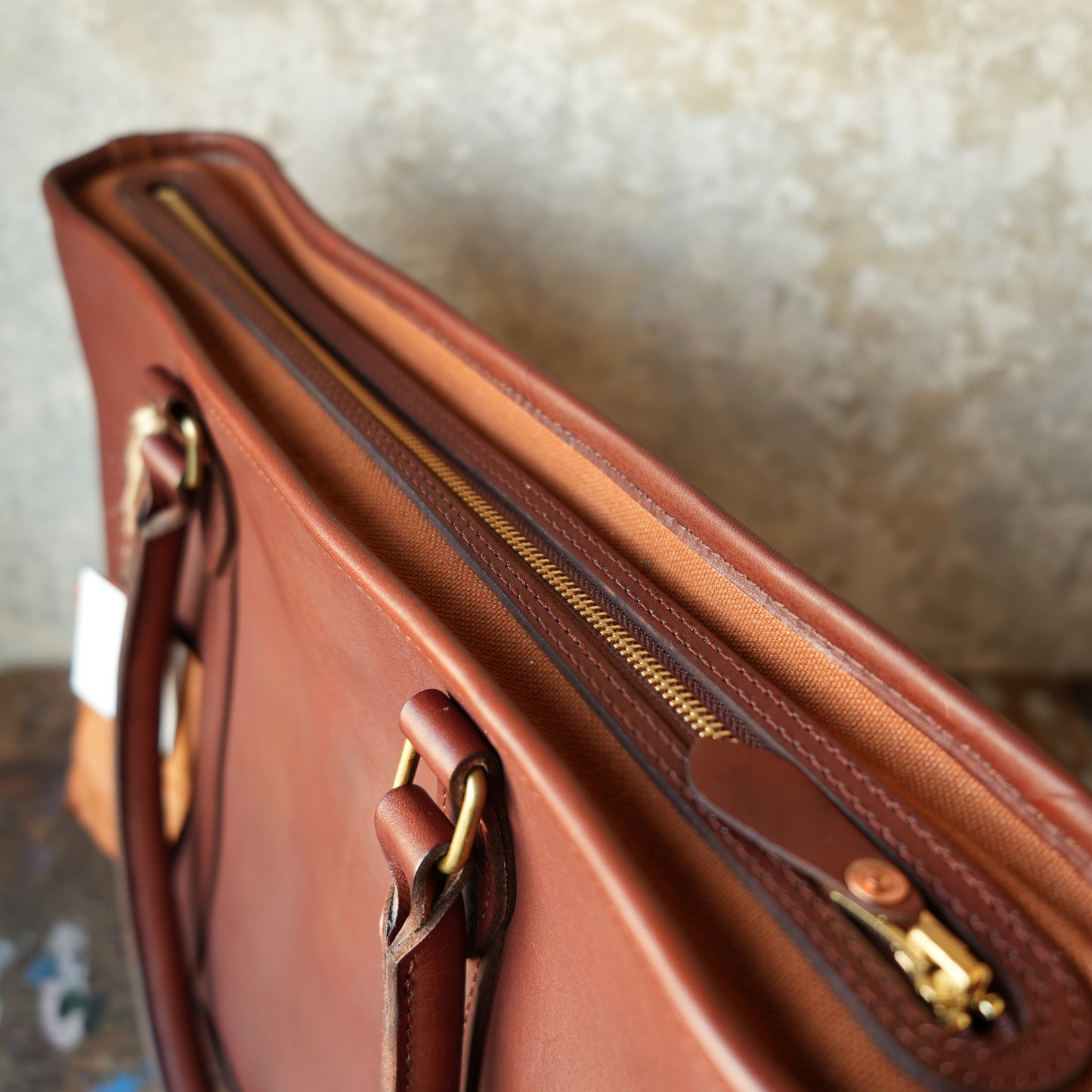 VASCO_VS-263TL_LEATHER NELSON TOTE BAG_CAMEL