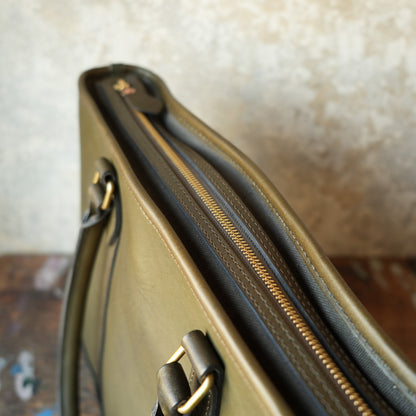 VASCO_VS-263TL_LEATHER NELSON TOTE BAG_OLIVE