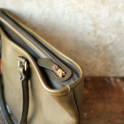 VASCO_VS-263TL_LEATHER NELSON TOTE BAG_OLIVE