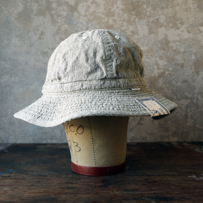 THE H.W.DOG&CO_D-01139_LINEN FATIGUE HAT_LIGHT GRAY