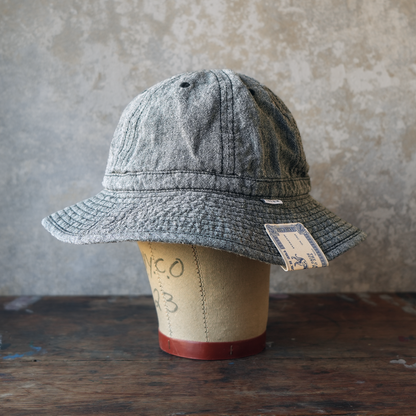 THE H.W.DOG&CO_D-01139_LINEN FATIGUE HAT_BLACK