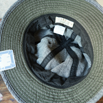 THE H.W.DOG&CO_D-01139_LINEN FATIGUE HAT_BLACK