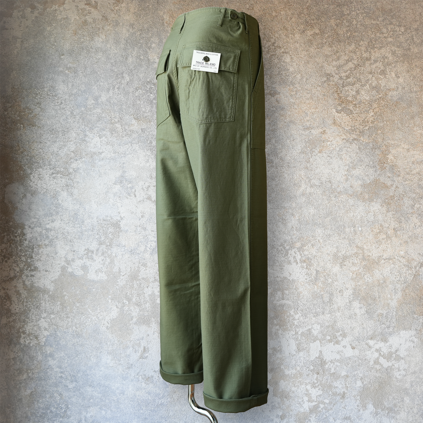 WORKERS_Baker Pants_Trace MIL-838-D_10296 Reversed Sateen