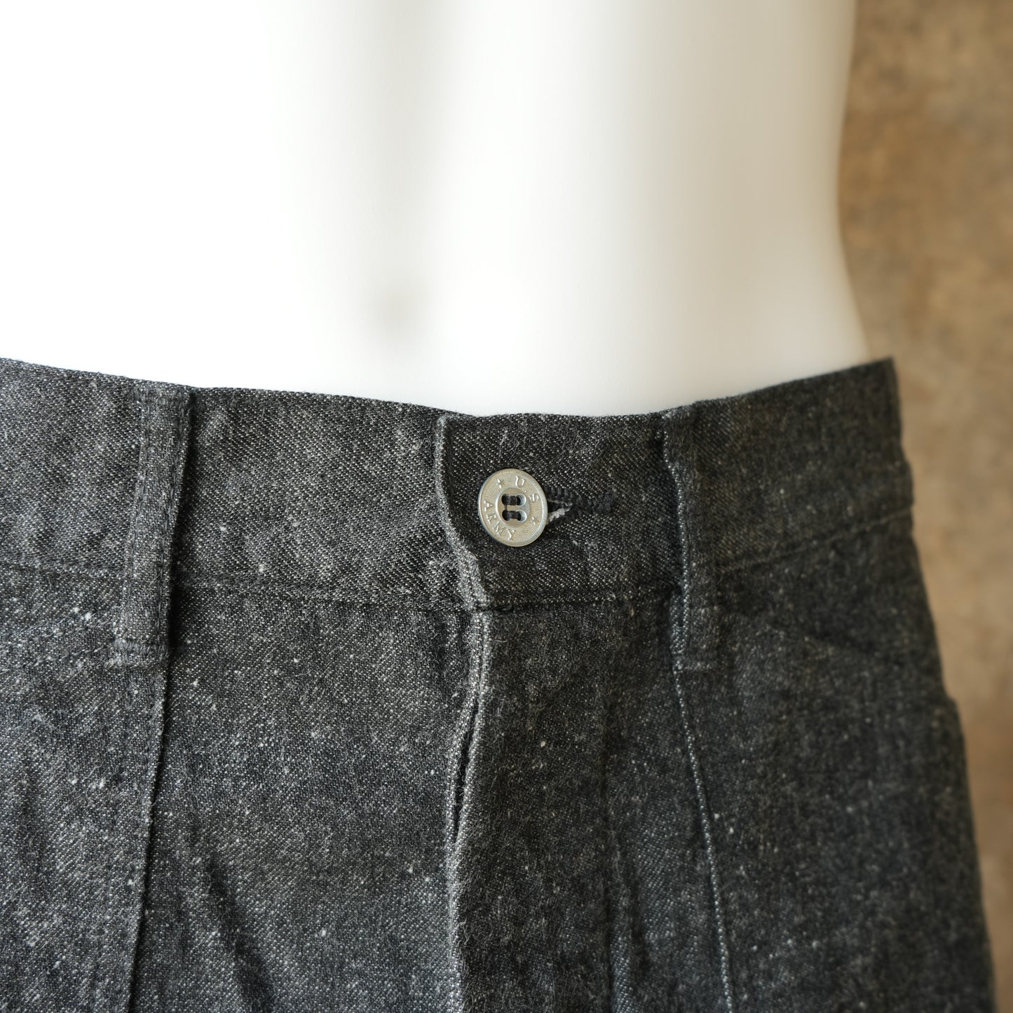 TCB Jeans_Catface Trousers 10.2oz_Black Denim