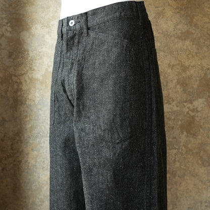 TCB Jeans_Catface Trousers 10.2oz_Black Denim