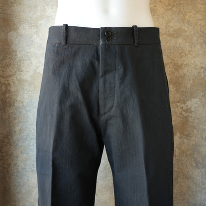 G&F Co._HERRINGBONE TROUSER_BLACK