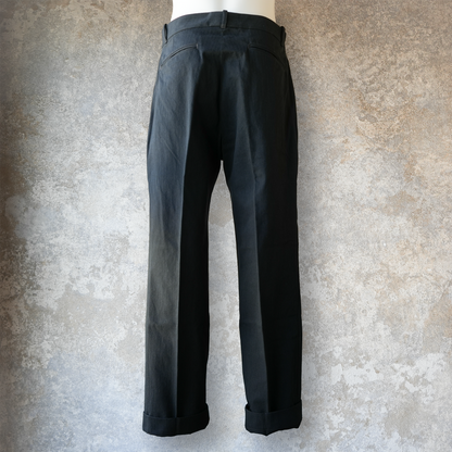 G&F Co._HERRINGBONE TROUSER_BLACK