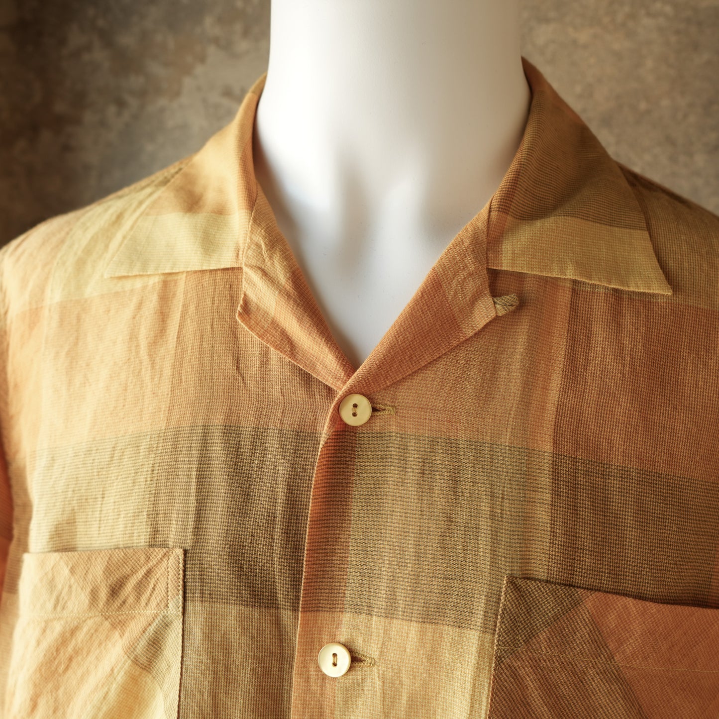 G&F Co._PLAID CHECK SHIRT L/S_YELLOW
