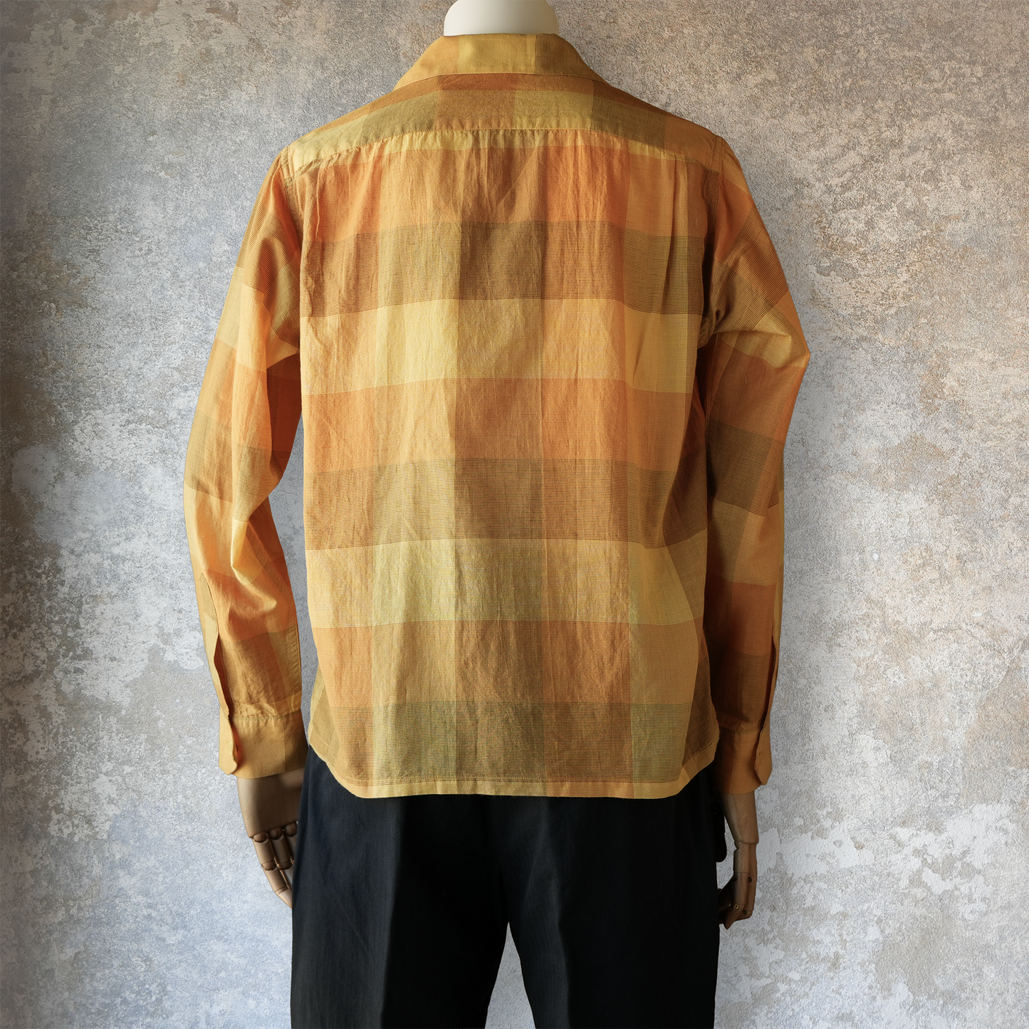 G&F Co._PLAID CHECK SHIRT L/S_YELLOW