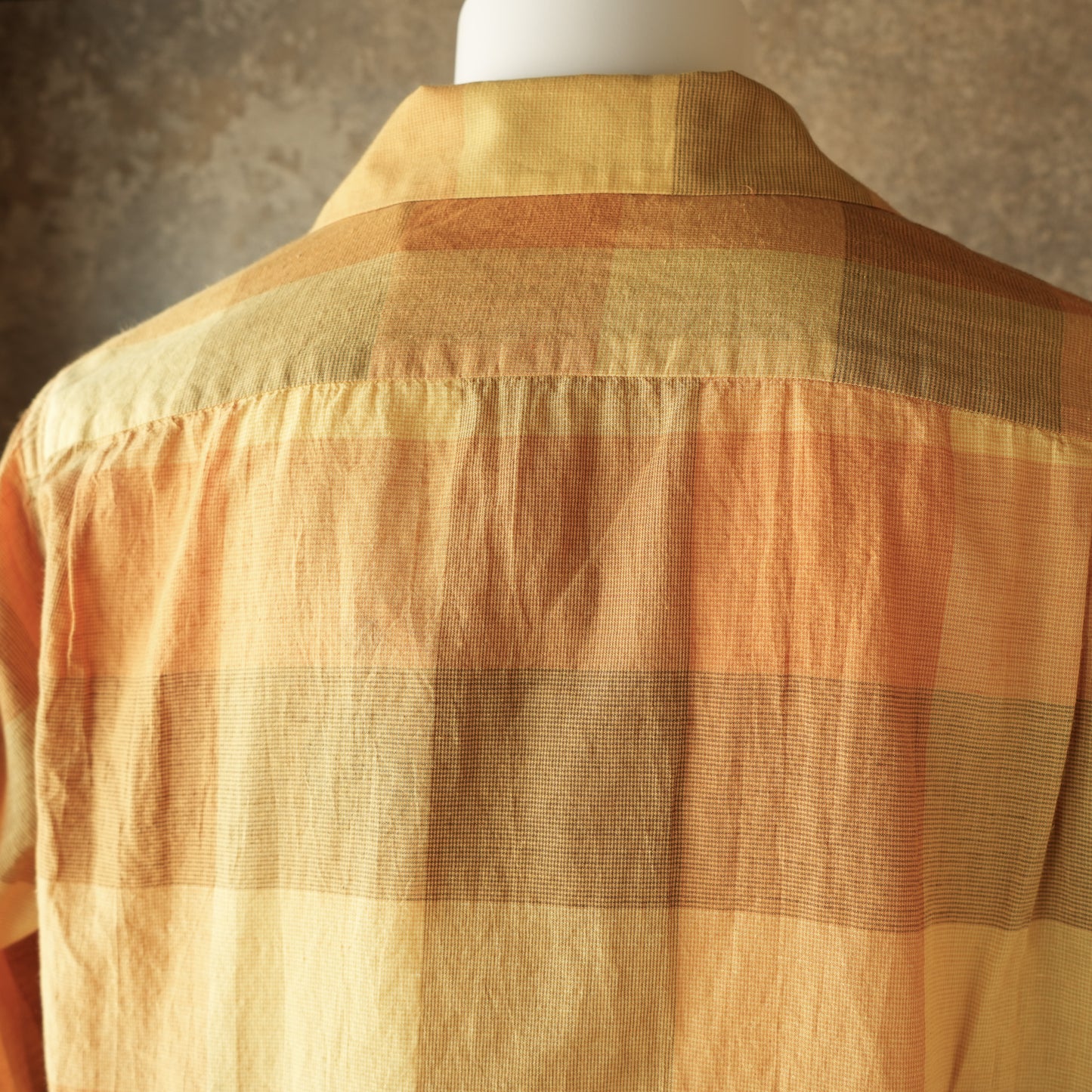 G&F Co._PLAID CHECK SHIRT L/S_YELLOW