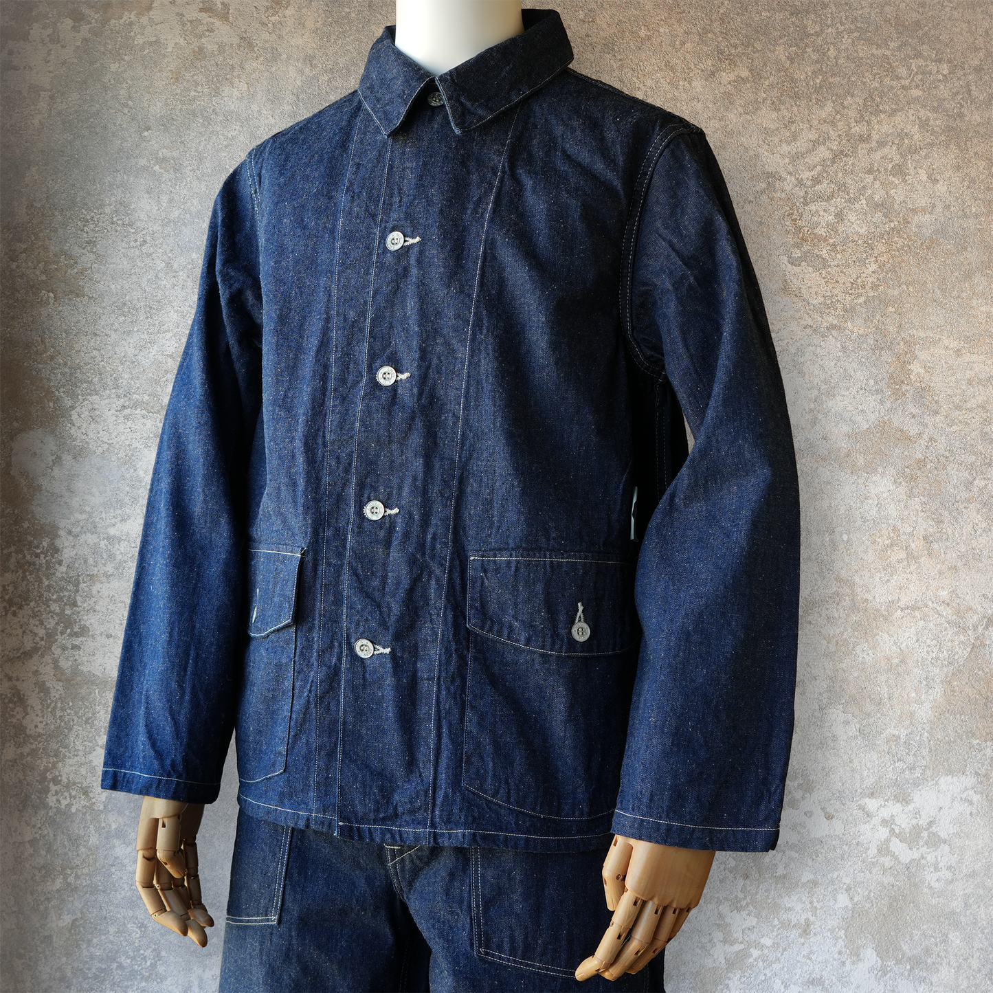 TCB jeans_Catface Jacket 10.2oz_Denim