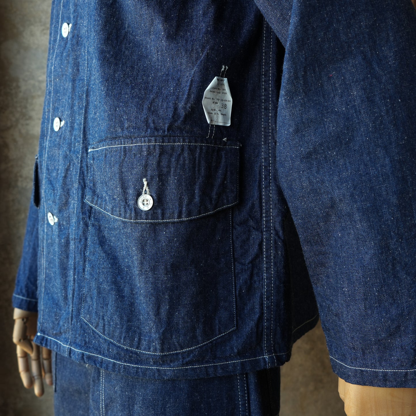 TCB jeans_Catface Jacket 10.2oz_Denim