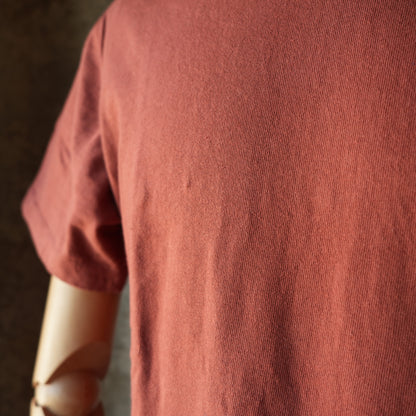 LOOP＆WEFT_LRC1128_LOOPWHEELED SHOULDER TAPED CREW_BURGUNDY