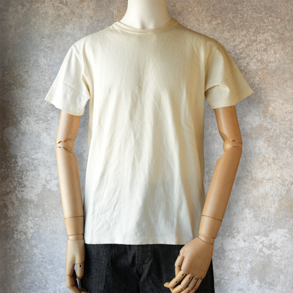LOOP＆WEFT_LRC1128_LOOPWHEELED SHOULDER TAPED CREW_CLASSIC IVORY
