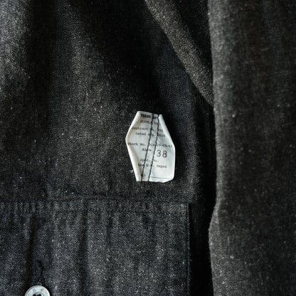 TCB jeans_Catface Jacket 10.2oz_Black Denim
