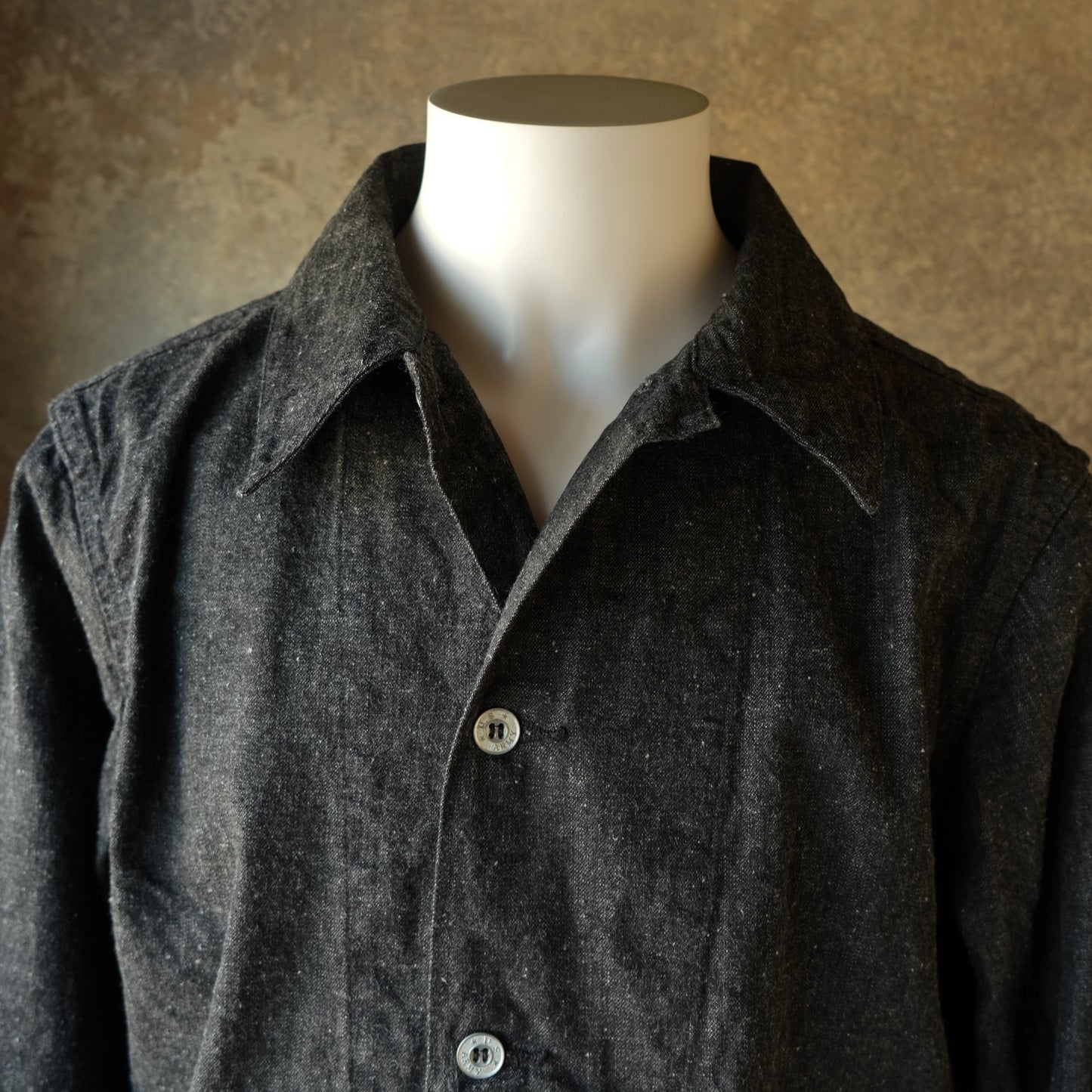 TCB jeans_Catface Jacket 10.2oz_Black Denim