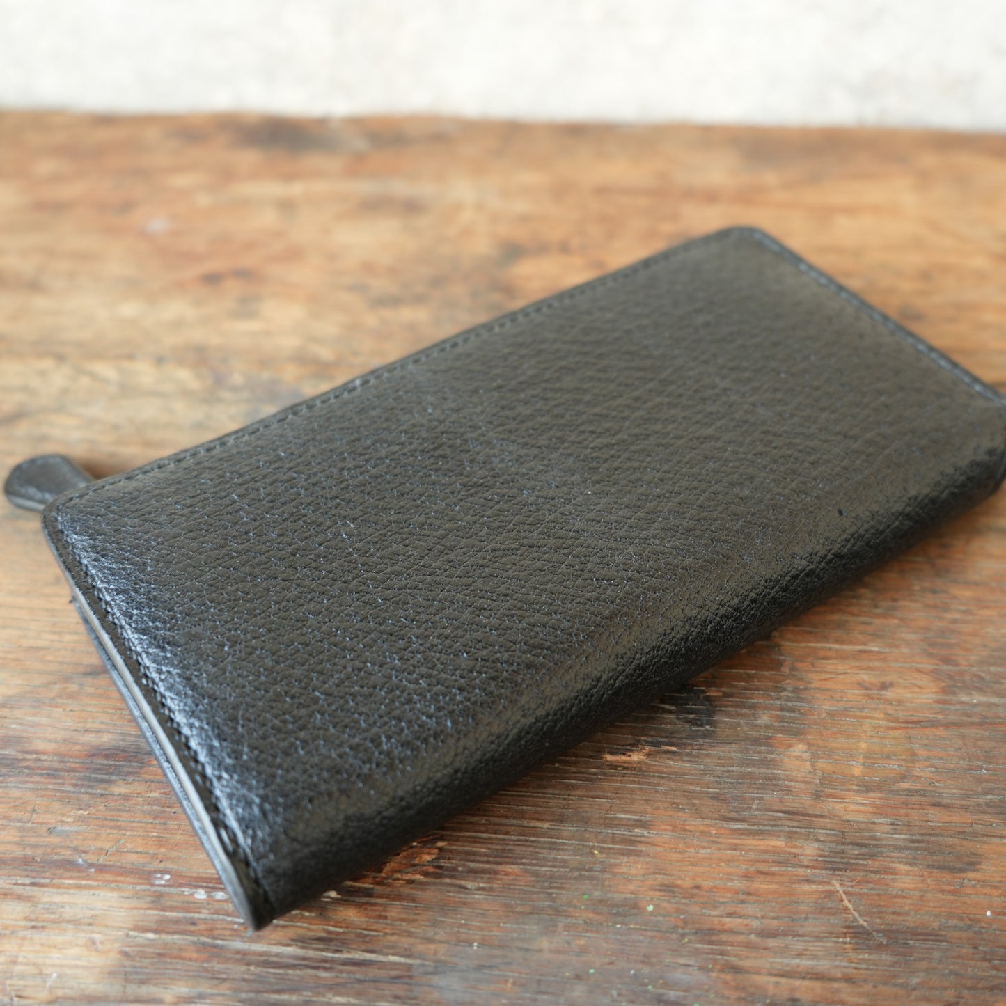 SpiralDance_L ZIP WALETT_WILD BOAR_ALL BLACK