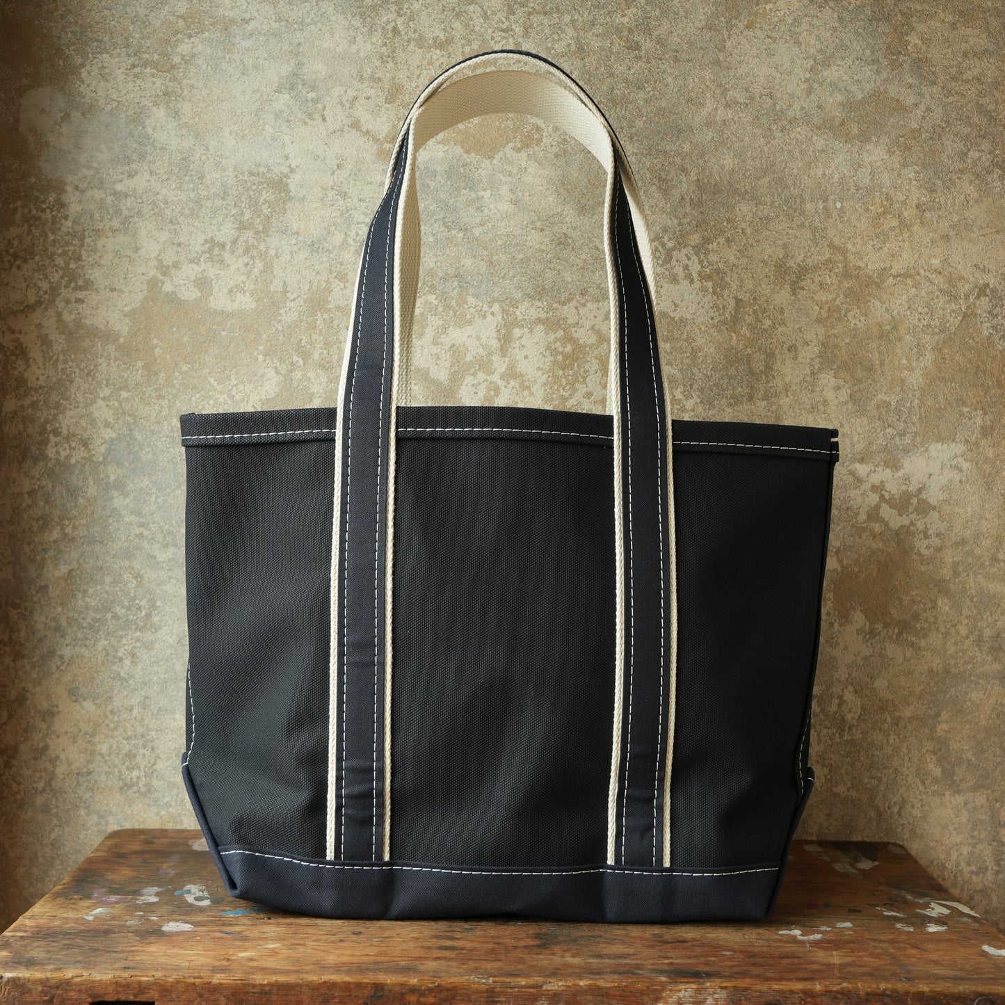 WORKERS_Deluxe Pocket Tote Bag_Dark Navy x Navy Handle_Long