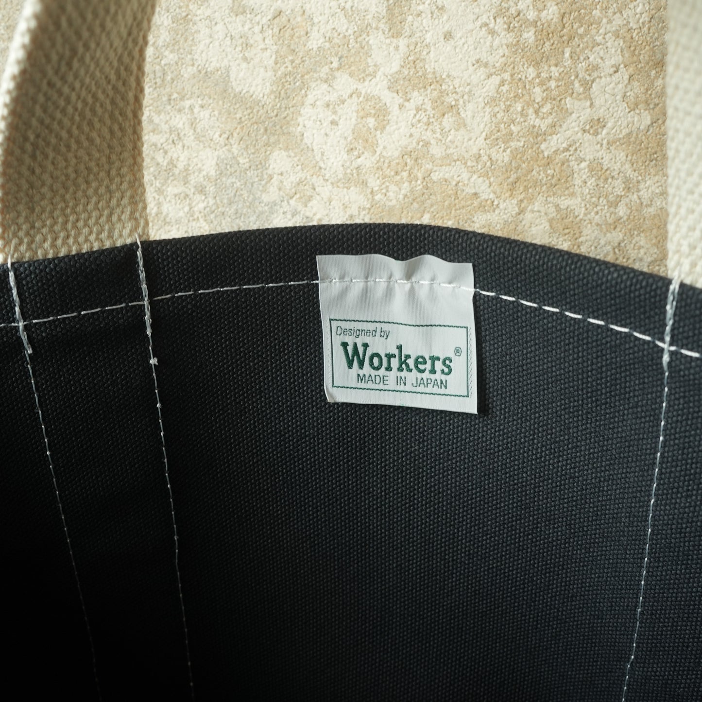 WORKERS_Deluxe Pocket Tote Bag_Dark Navy x Navy Handle_Short