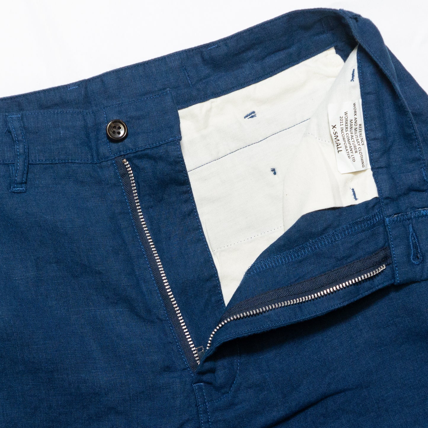 WORKERS_FWP Trousers_French Blue Linen