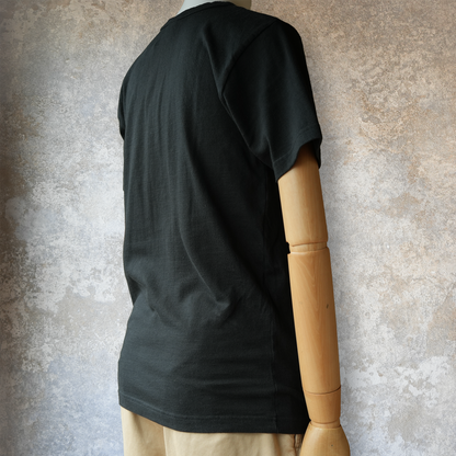 UES_66RR_04_1_ラマヤーナ ヘンリーネックTシャツ_Black