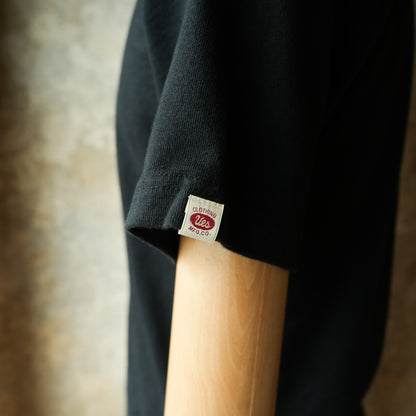 UES_66RR_04_1_ラマヤーナ ヘンリーネックTシャツ_Black