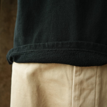 DELUXEWARE_M300-00_MOCK NECK KNIT_BLACK