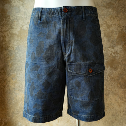 PREQUEL_P1005 Combat Indigo Field Shorts_コンバットショーツ