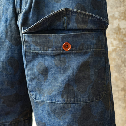PREQUEL_P1005 Combat Indigo Field Shorts_コンバットショーツ