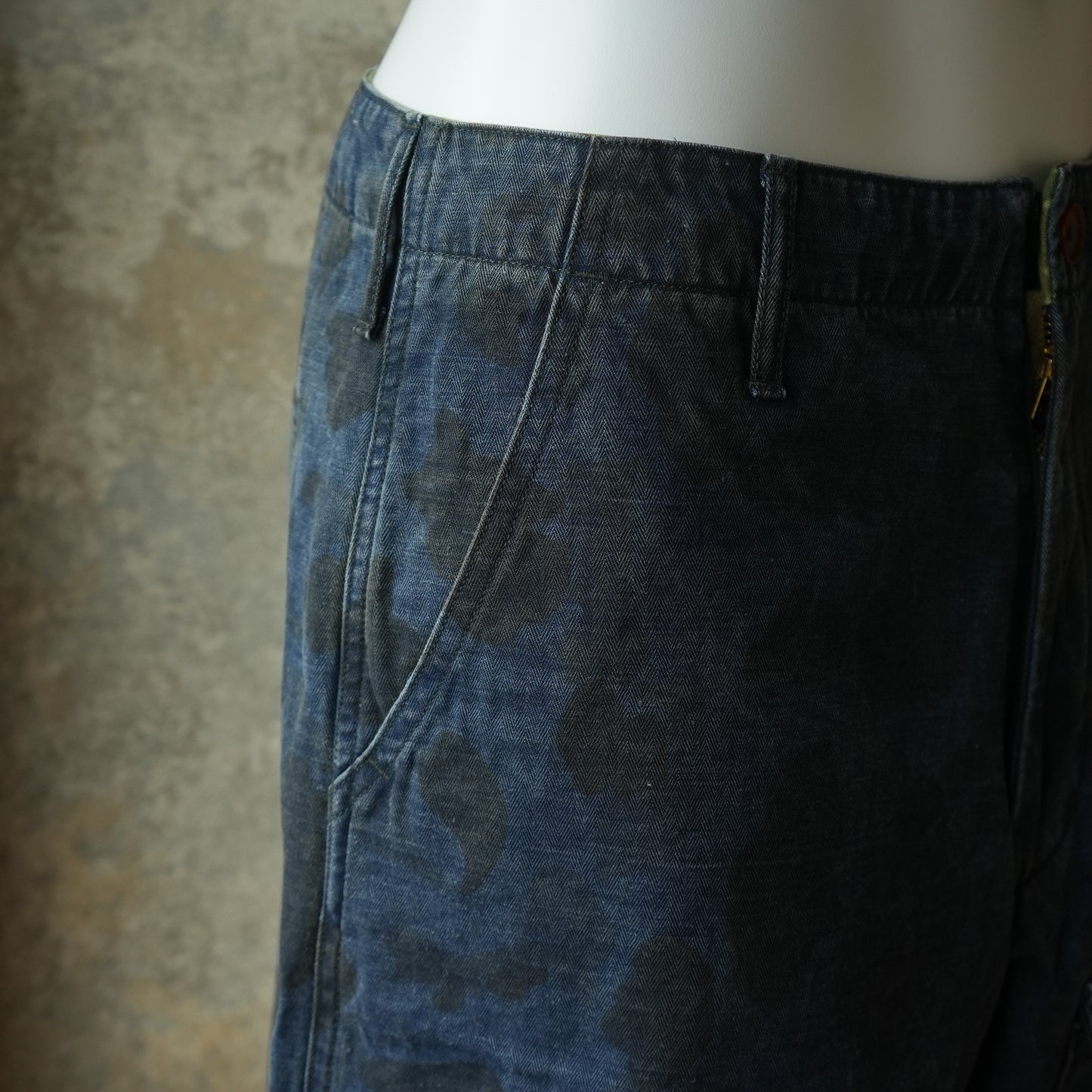 PREQUEL_P1005 Combat Indigo Field Shorts_コンバットショーツ