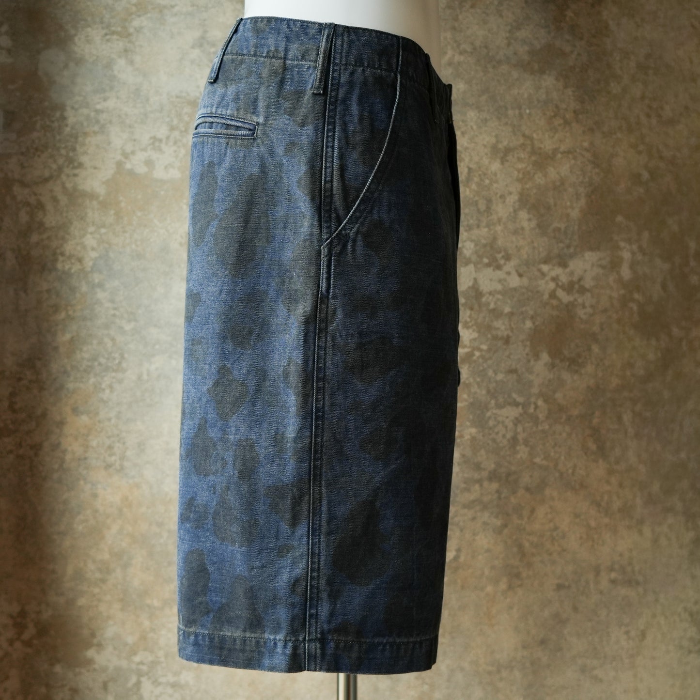 PREQUEL_P1005 Combat Indigo Field Shorts_コンバットショーツ