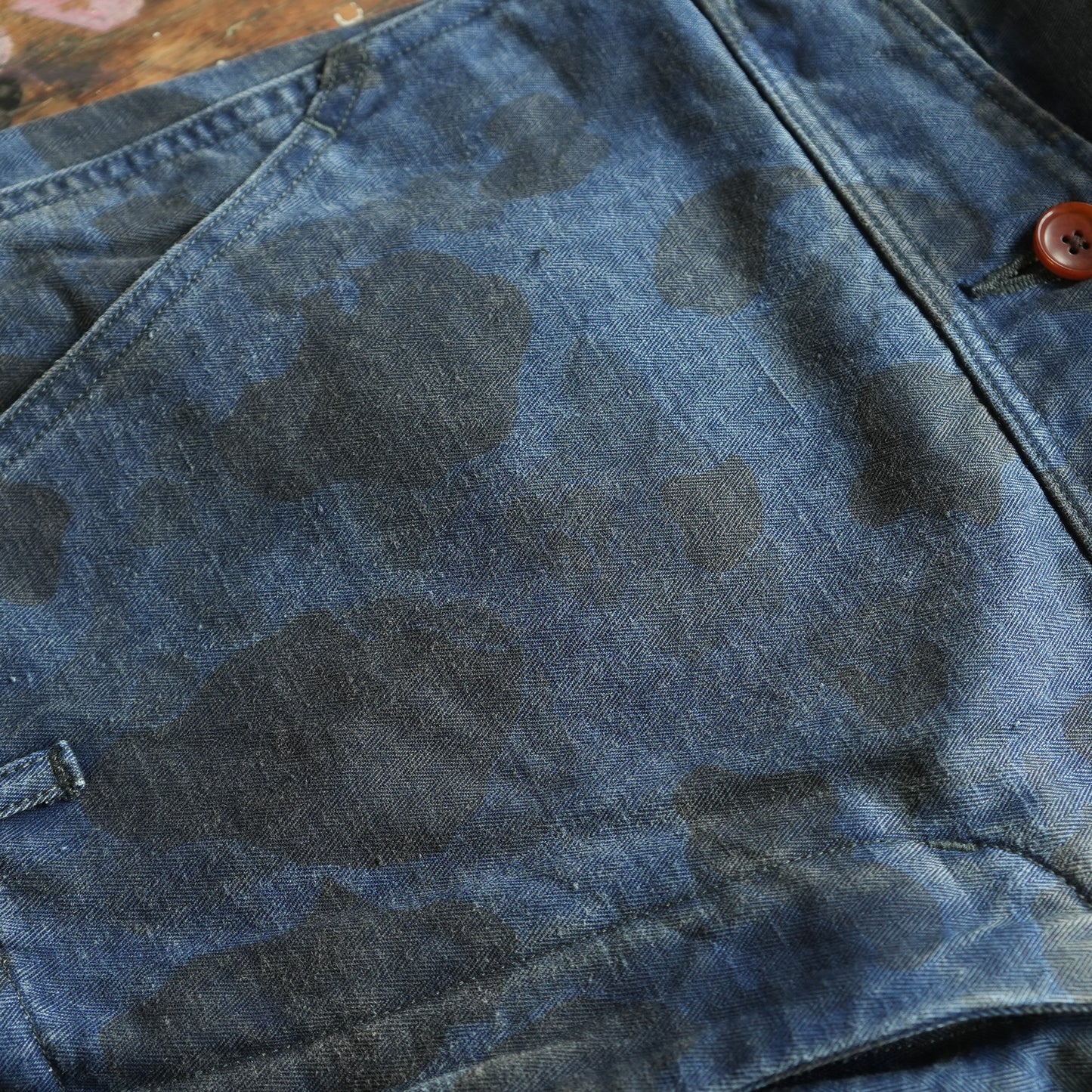 PREQUEL_P1005 Combat Indigo Field Shorts_コンバットショーツ