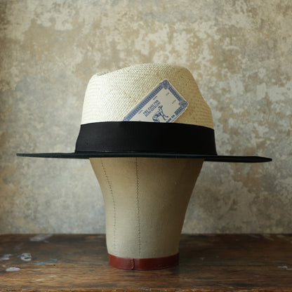 THE H.W.DOG&CO_ D-01169_RAFFIA × WOOL FRONT HAT_Natural × Black