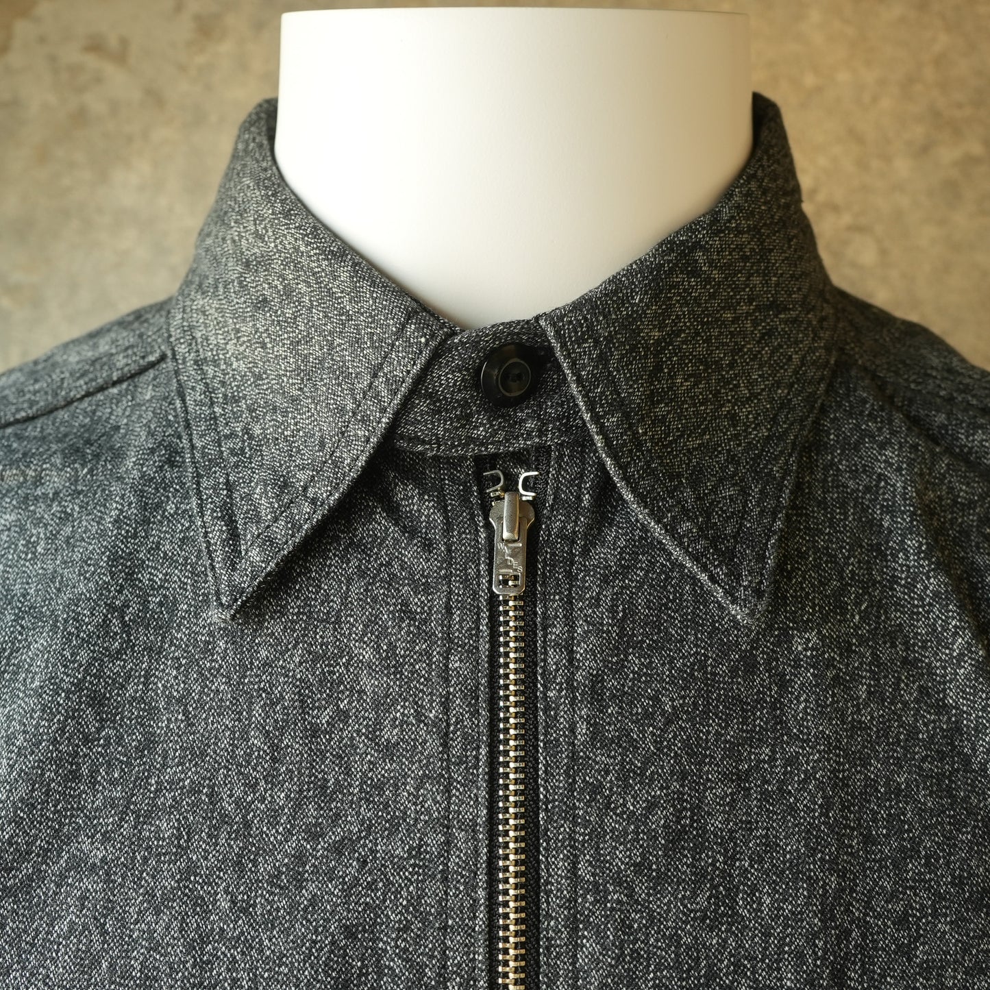 TCB Jeans_Uncle Cat Shirt_ブラックシャンブレー