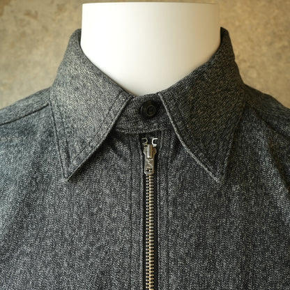 TCB Jeans_Uncle Cat Shirt_ブラックシャンブレー