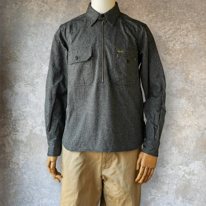 TCB Jeans_Uncle Cat Shirt_ブラックシャンブレー