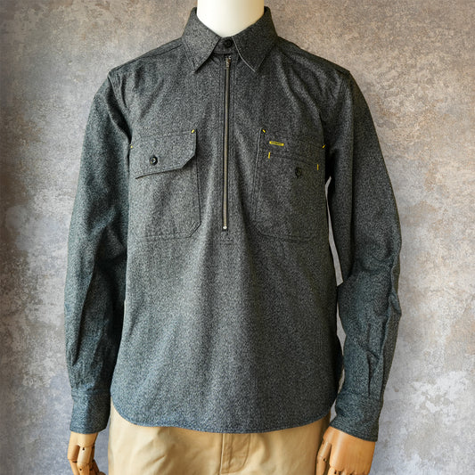 TCB Jeans_Uncle Cat Shirt_ブラックシャンブレー