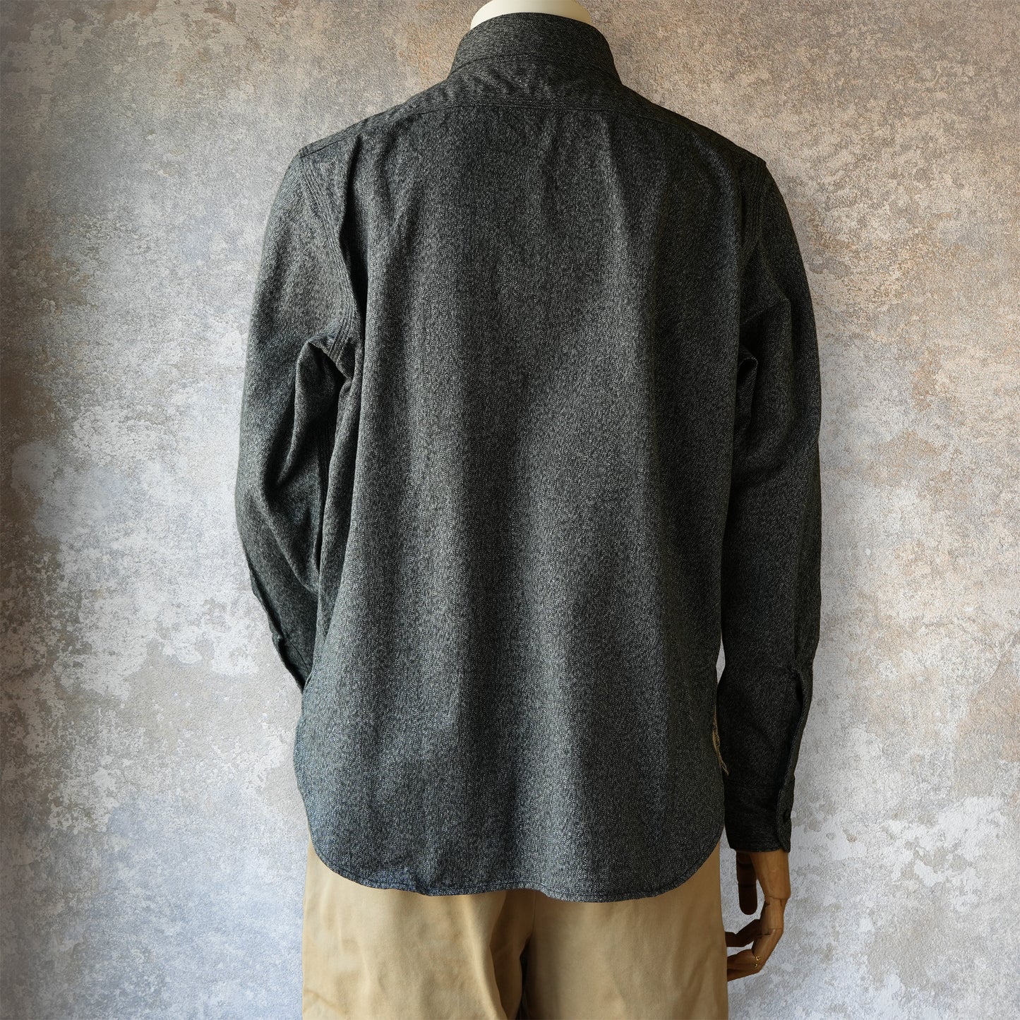 TCB Jeans_Uncle Cat Shirt_ブラックシャンブレー